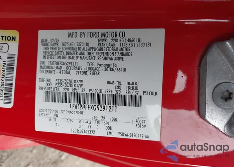 2016 Ford Mustang Gt Premium z USA, uszkodzony, nr VIN 1FATP8FFXG5291211